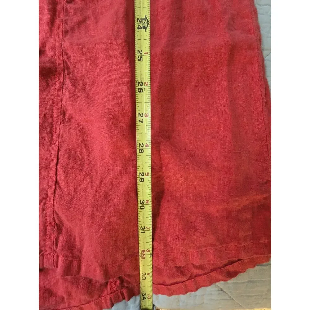 Lot Of 4 LINEN & Pima COTTTON small Summer Tops & Bottoms Skirt Palazzo Tee Tank